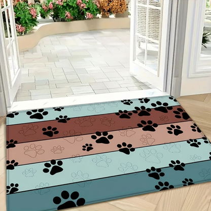 Mat without dog - blue/mauve